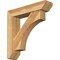 Ekena Millwork Westlake Slat Rough Sawn Bracket w/ Offset Brace, Western Red Cedar, 6"W x 26"D x 26"H BKT0604X26X26WTL06RWR - alternate 1